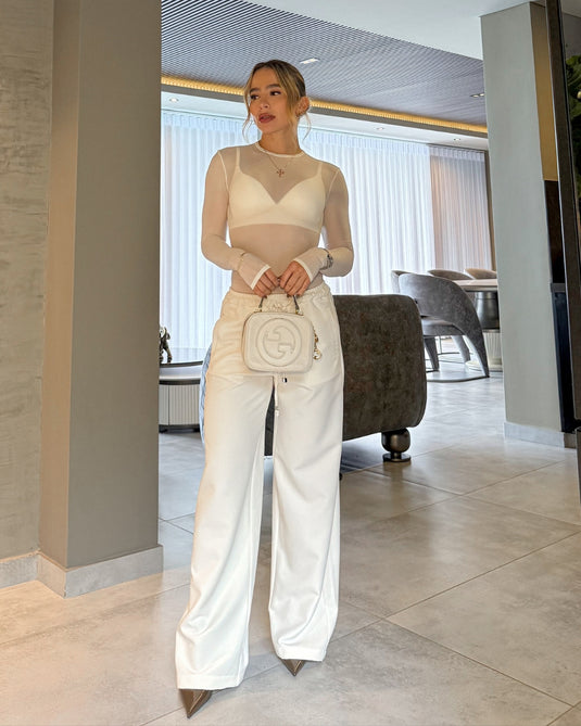 LEEWAY PANTS BLANCO HUESO