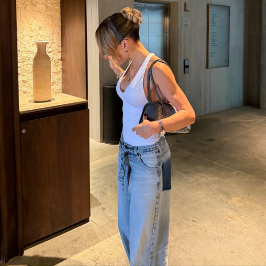Staple bodysuit blanco