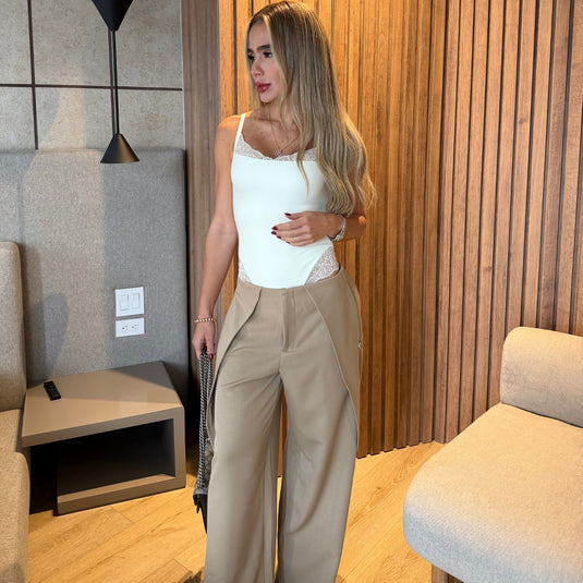 Madeleine bodysuit marfil