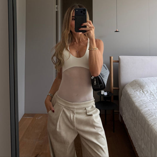 Sienna bodysuit marfil