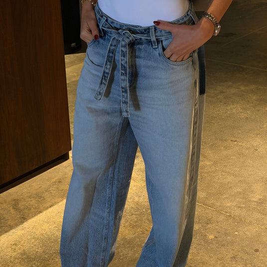Rove jean azul claro