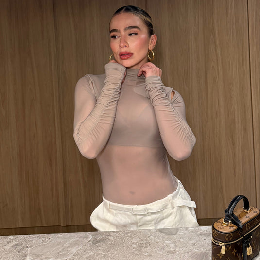 Second skin bodysuit taupé