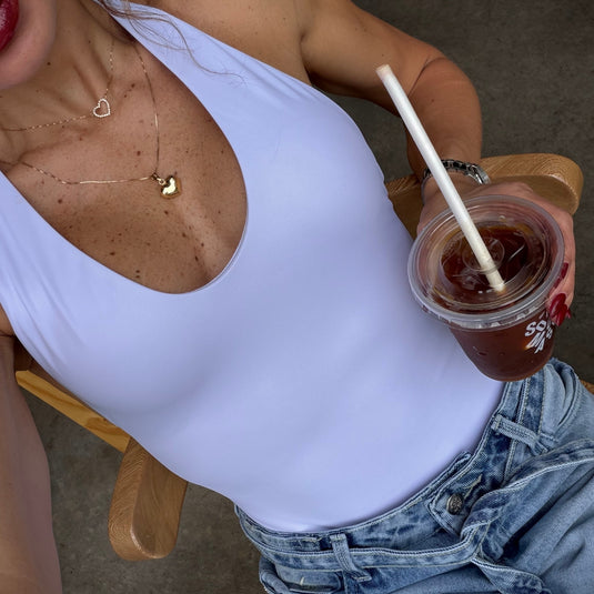 Staple bodysuit blanco