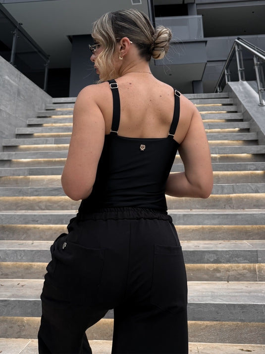 SCULPT BODYSUIT NEGRO