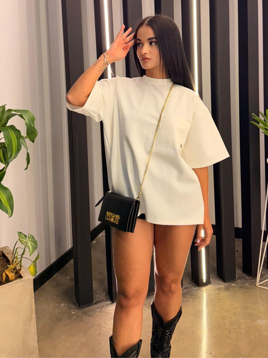 BLUSON MATE BLANCO HUESO