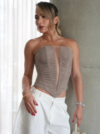 MARILYN  CORSET MOCCA