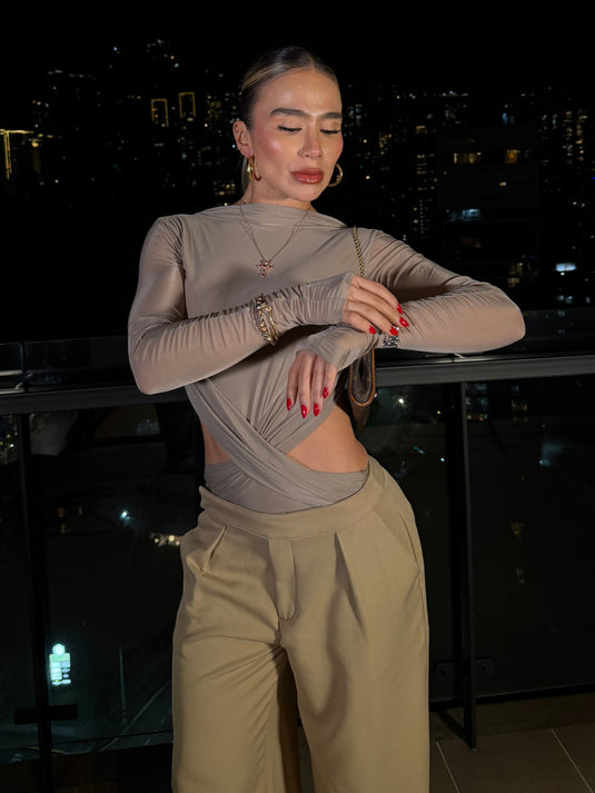 ELIOR BODYSUIT MOCCA