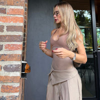 Sienna bodysuit taupé