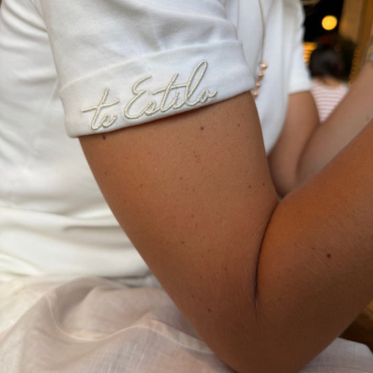 Classic t-shirt marfil
