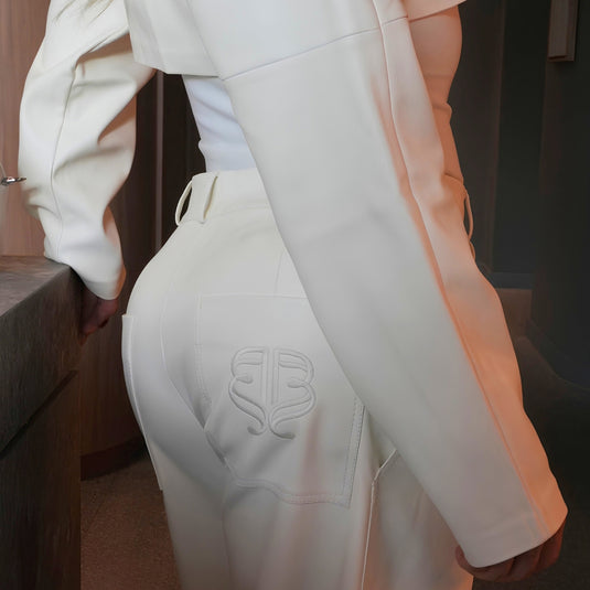 Rue pants marfil