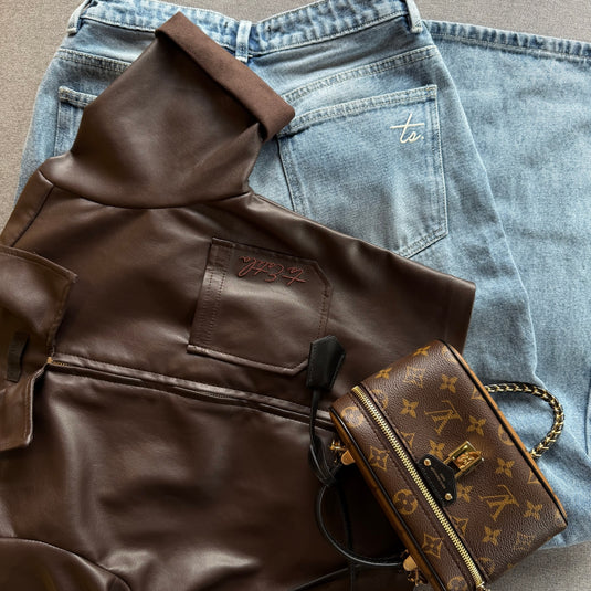 Carrie blouse café