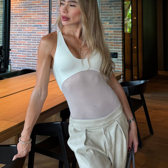 Sienna bodysuit marfil