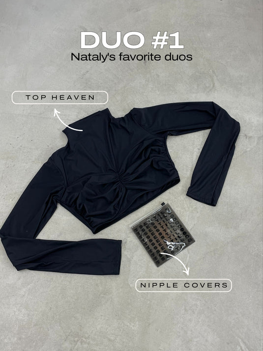 DUO #1: Top heaven + nipple covers