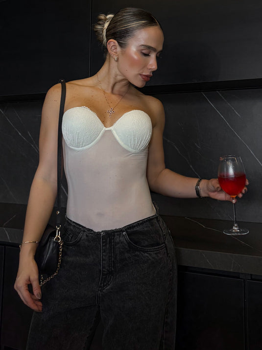 BELLE AMOUR BODYSUIT MARFIL
